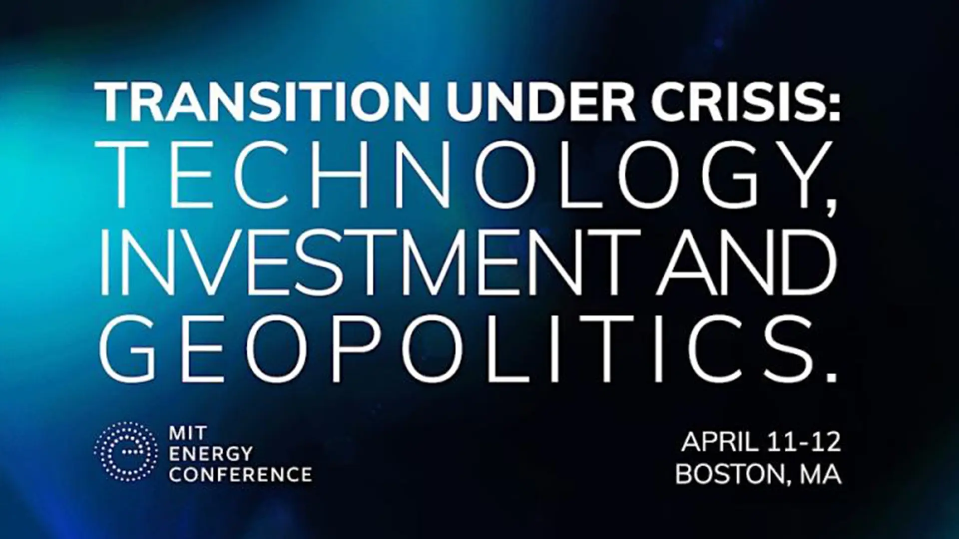Sample of the MIT Energy Conference banner.